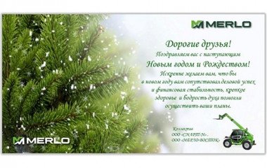 Уважаемые коллеги! Коллектив "МЕРЛО-ВОСТОК" и "СМАРТ-М" поздравляет Вас с НОВЫМ ГОДОМ И РОЖДЕСТВОМ!